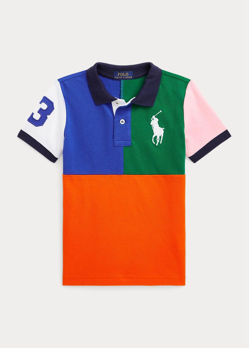 Poleras Polo Ralph Lauren Niño 1.5-6 Años Big Pony Cotton Mesh Chile Multicolor XRFQY-0184